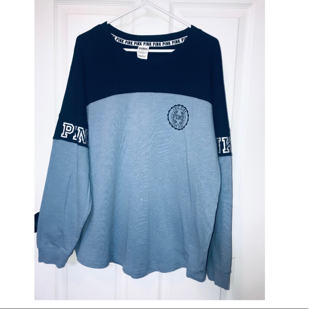 Victoria’s Secret PINK LONG SLEEVE CAMPUS TEE
